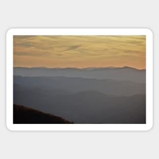 Magical Blue Ridge Mountains Sticker